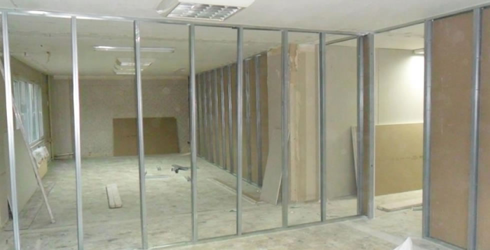 Alçıpan Bölme Duvar Profilleri Uygulaması