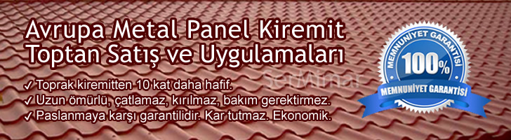 Metal Kiremit Uygulaması